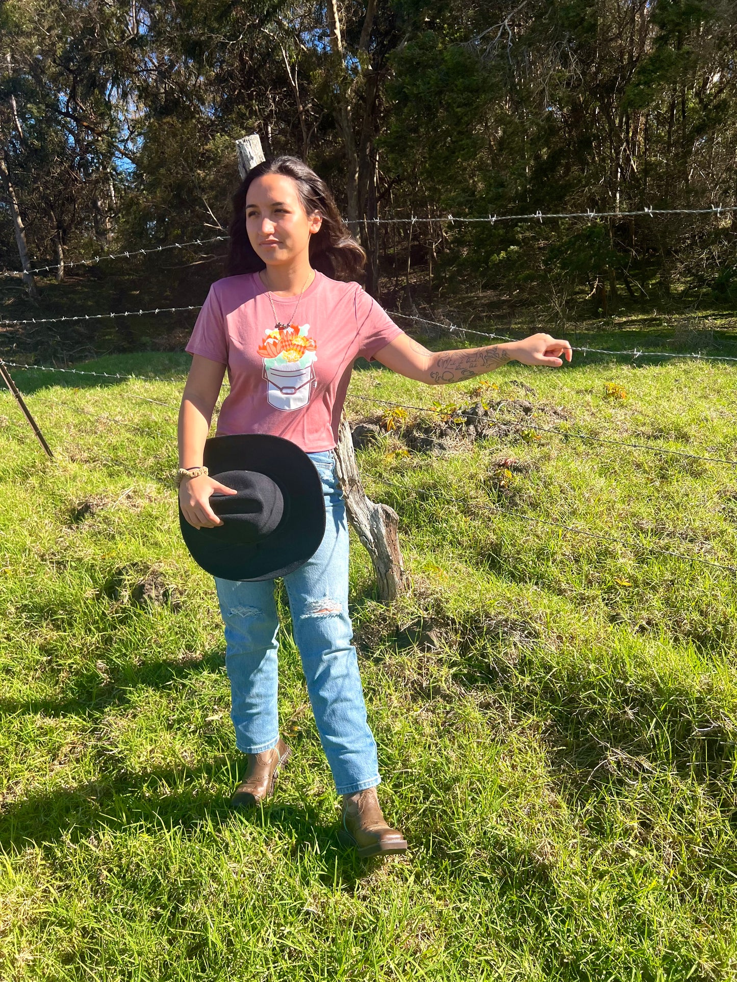 Protea Bucket Crop Tee