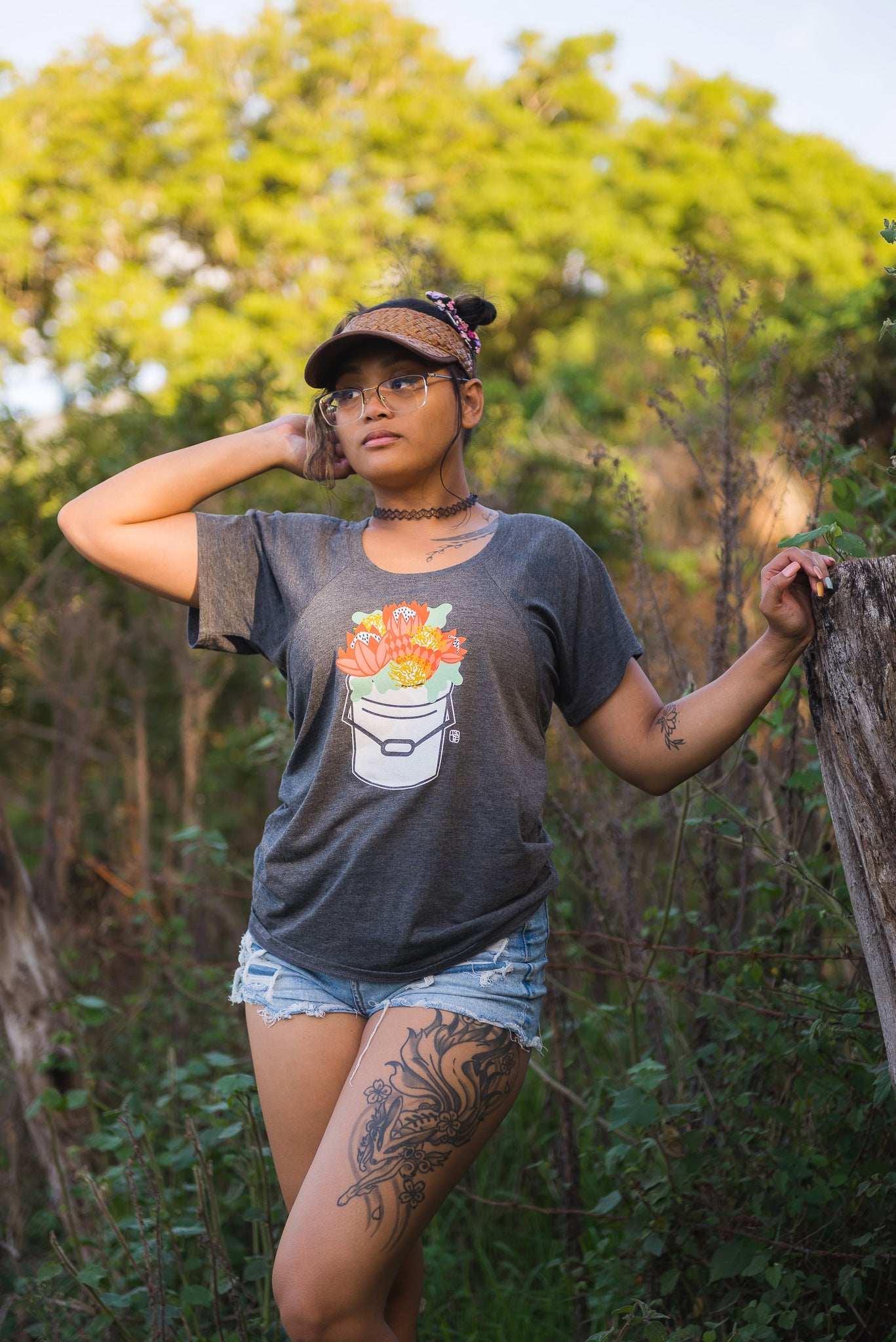 Protea Bucket Flowy Tee