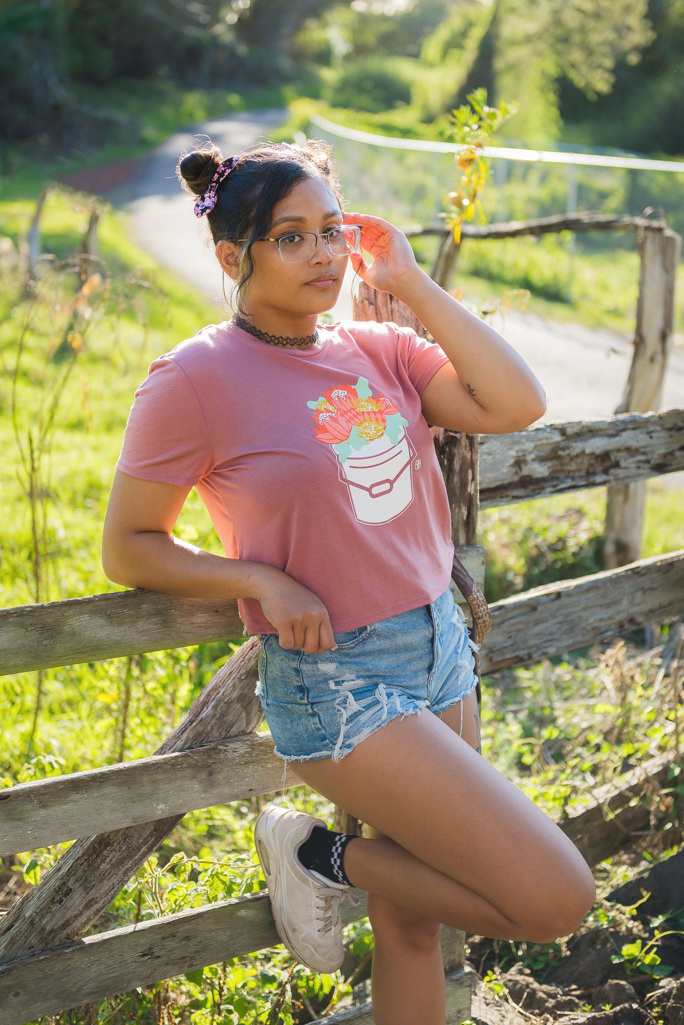 Protea Bucket Crop Tee