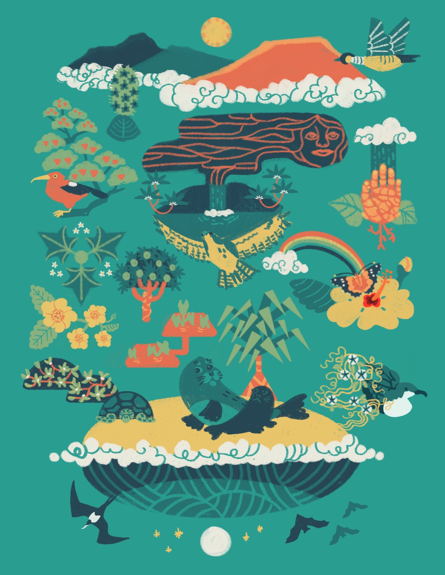 HAWAIʻIFUDA Print