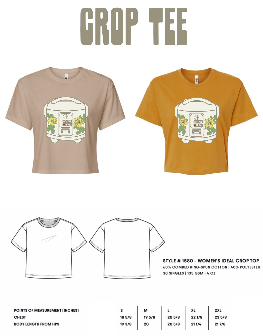 Hapa Rice Crop Tee