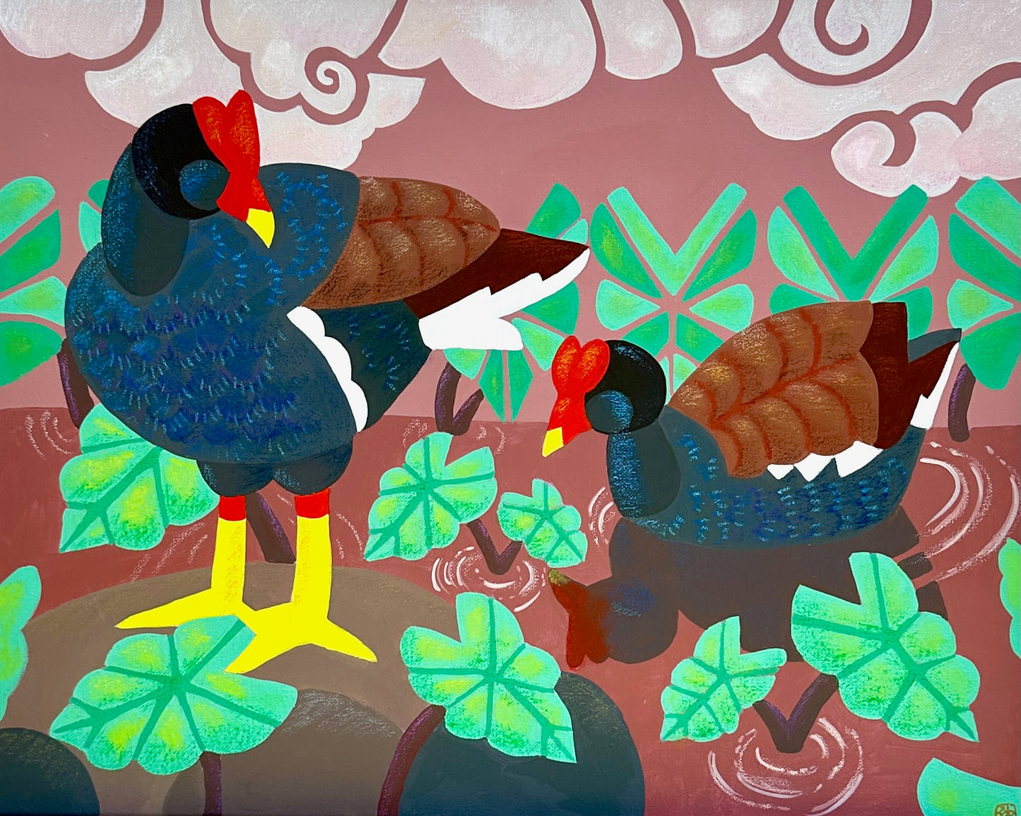 Who Is That ʻAlae ʻUla I See…Staring Straight Back at Me? Print