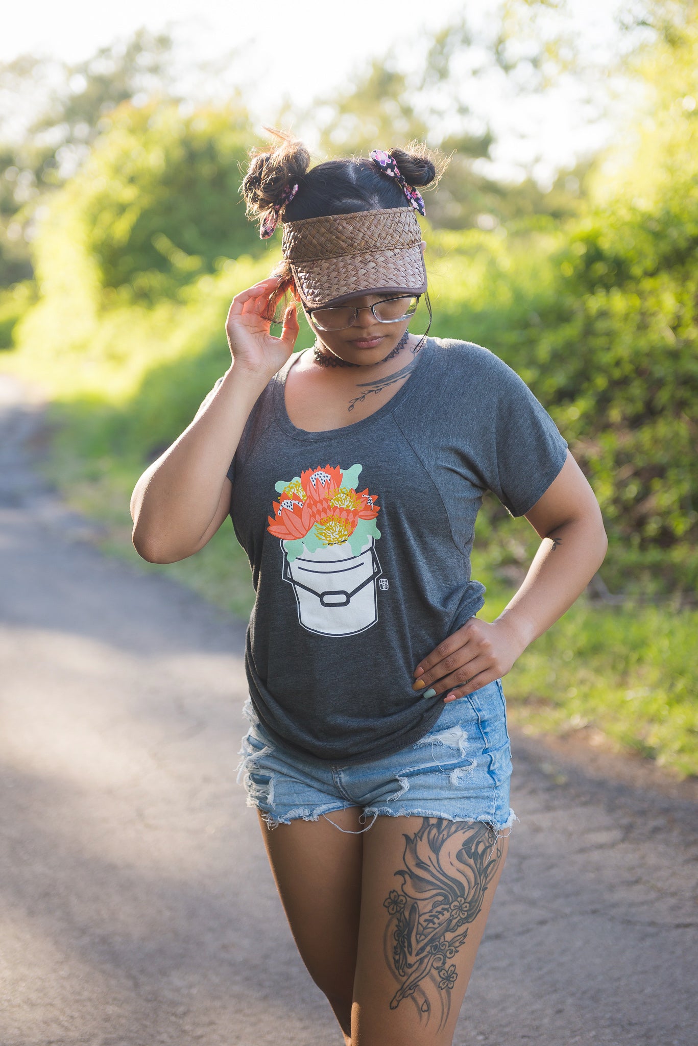 Protea Bucket Flowy Tee