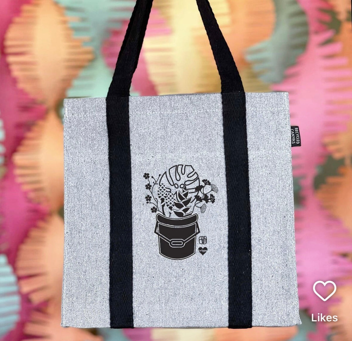 Twiggy x B. Miyo Art Plate Lunch Tote