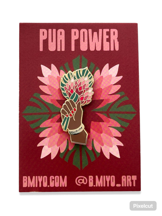 Pua Power Enamel Pin