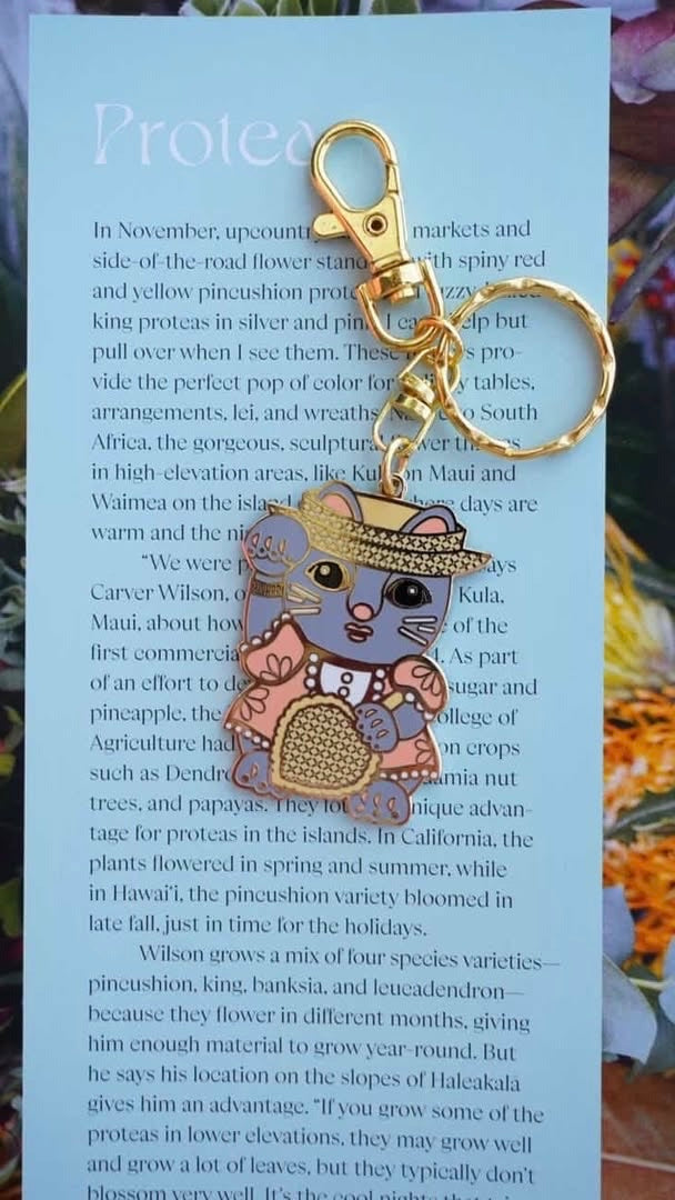 ʻAnake Neko Keychain