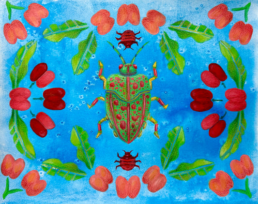 Koa Bug & ʻAʻaliʻi Print