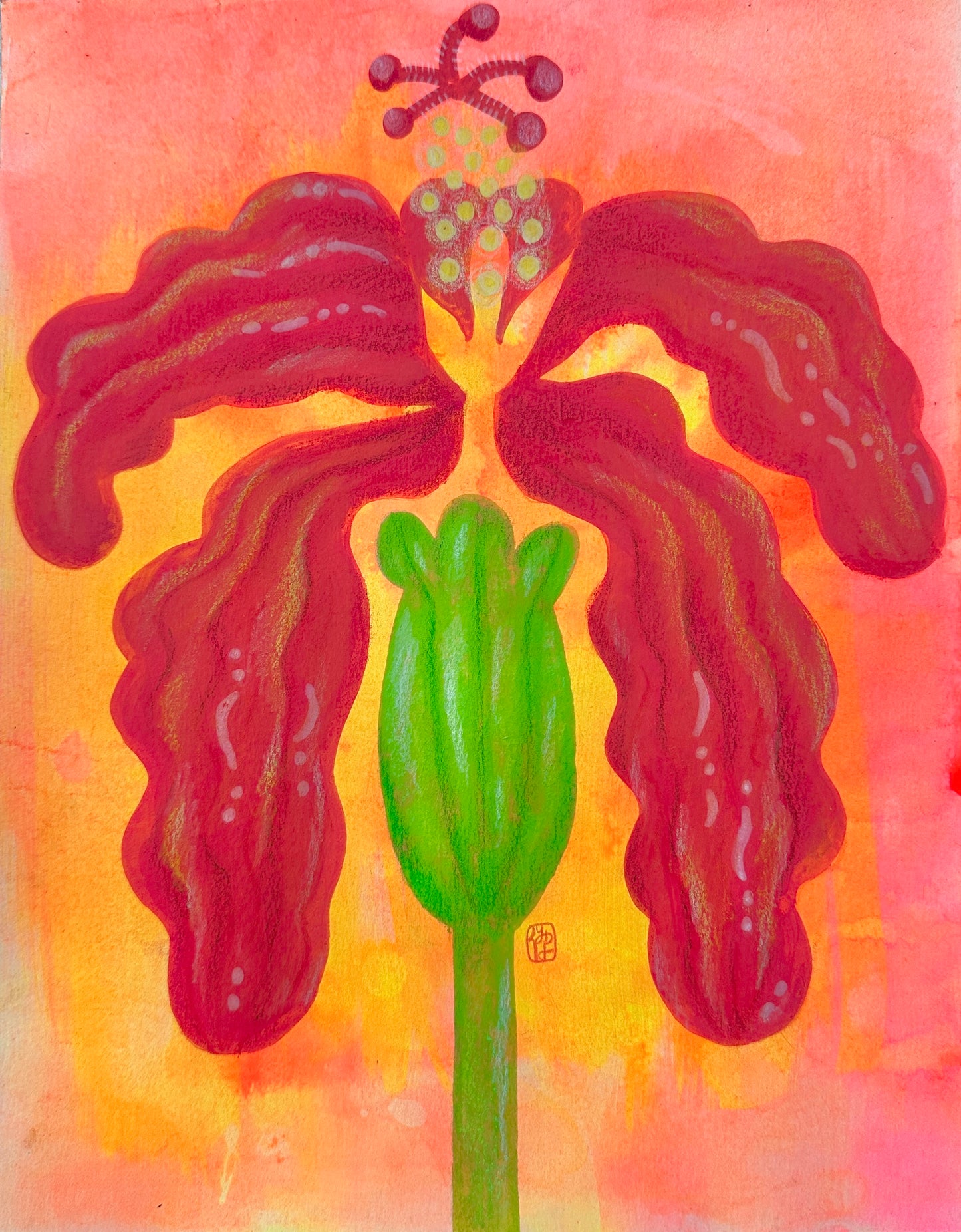 Kokiʻo ʻula Original Painting