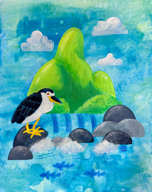 ʻAukuʻu Original Painting