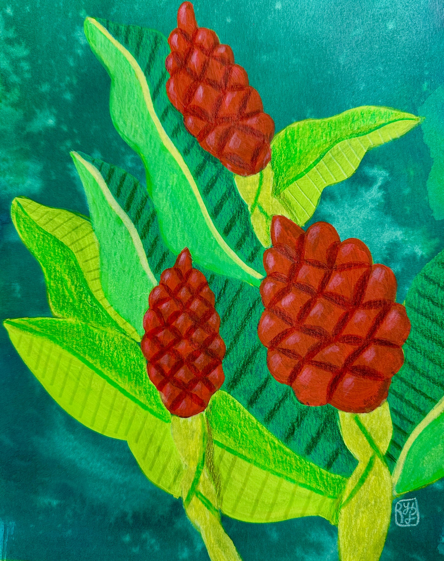 Awapuhi Original Painting