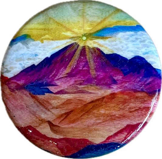 Haleakalā Button Pin