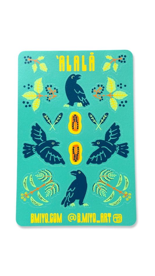 ʻAlalā Sticker Sheets