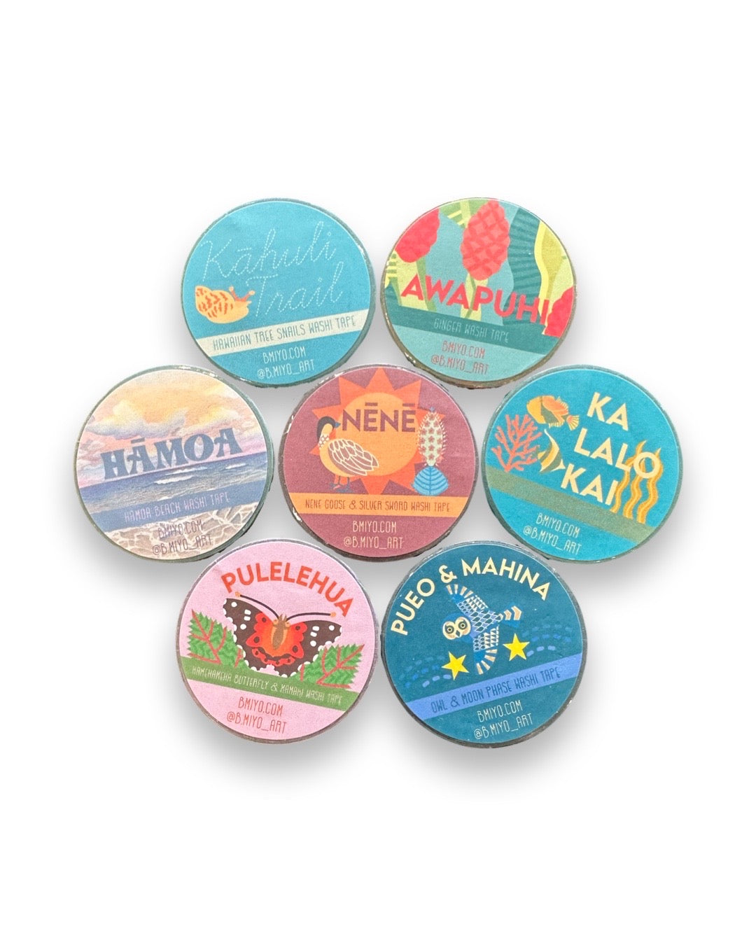 Pulelehua & Mamaki Washi Tape