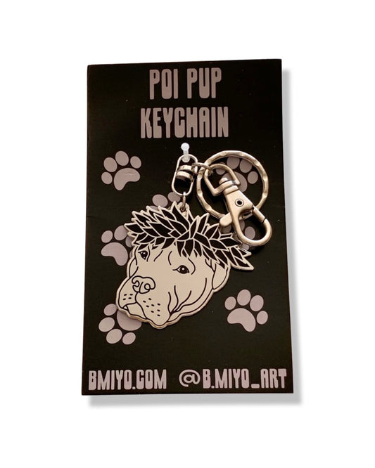 Poi Pup Keychain