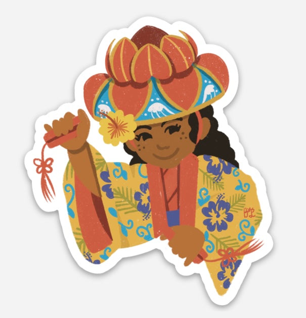 Uchinanchu Girl Stickers