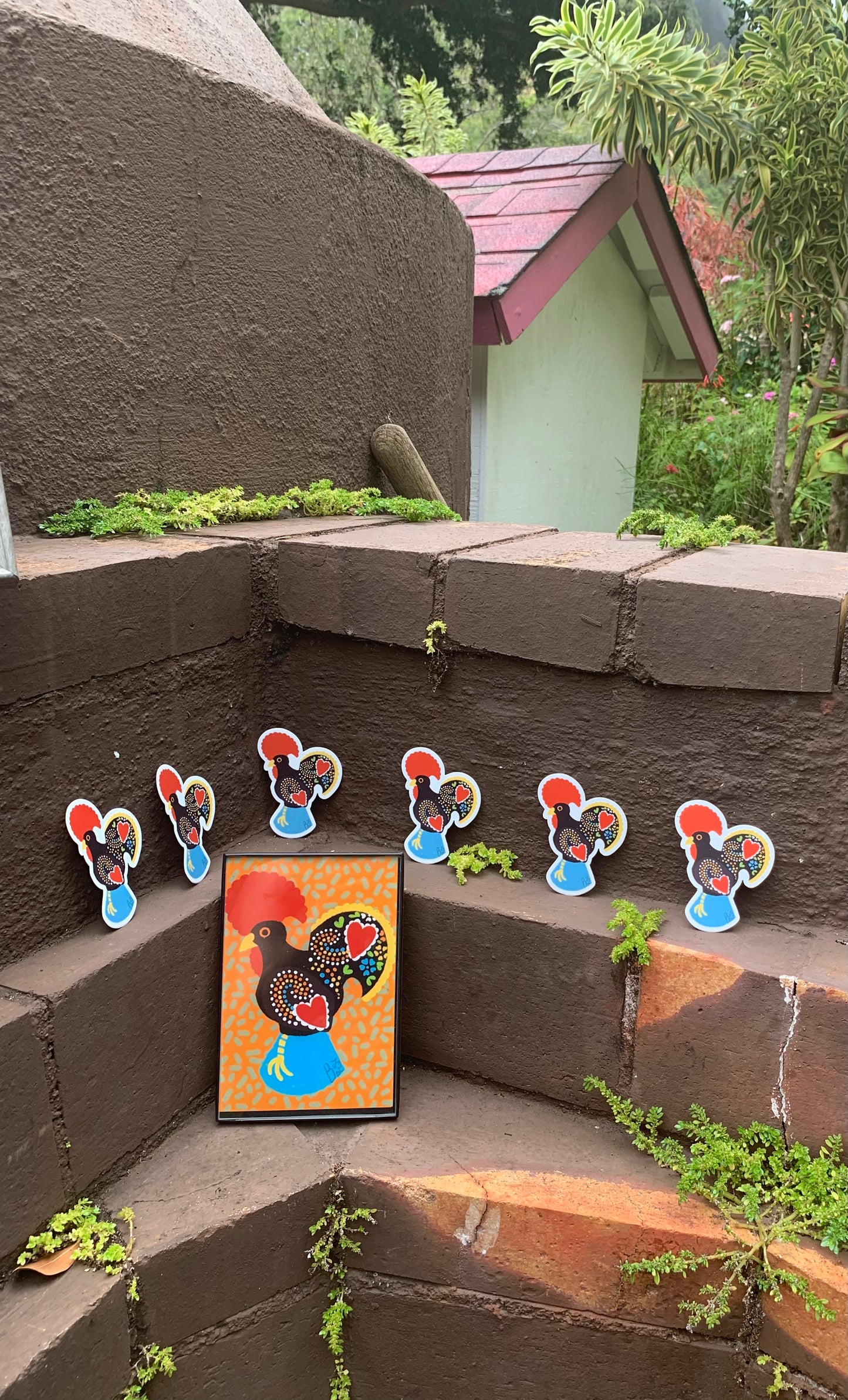 Rooster of Barcelos Stickers
