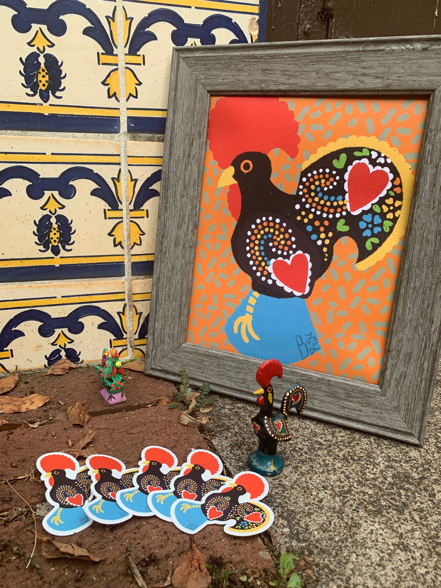 Rooster of Barcelos Stickers