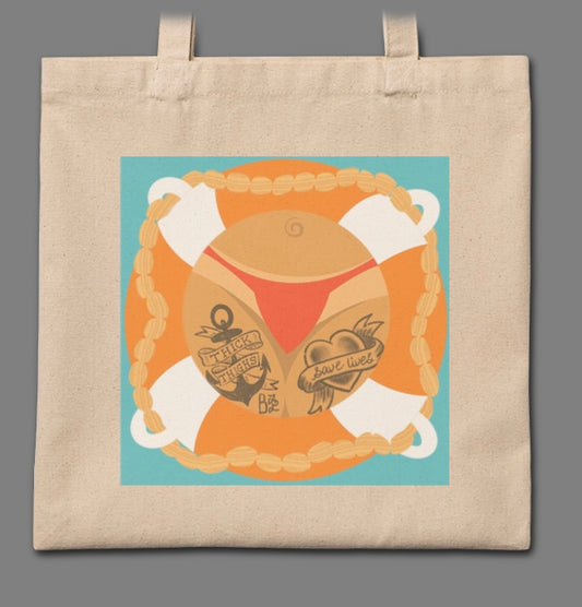 Thick Thighs Save Lives Tote Bag