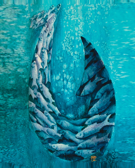 Fish Hook Print