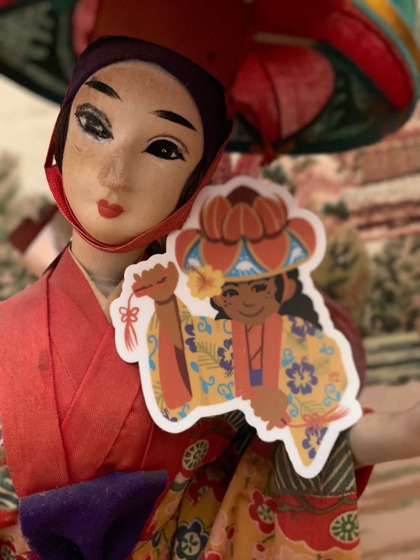 Uchinanchu Girl Stickers