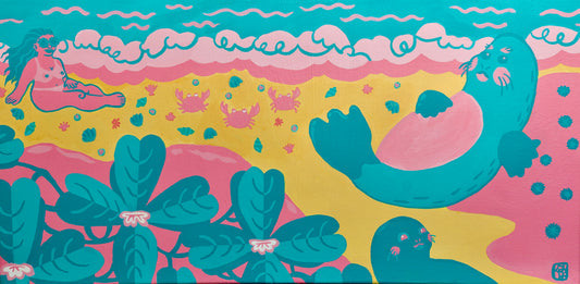 Social Distance Original Painting