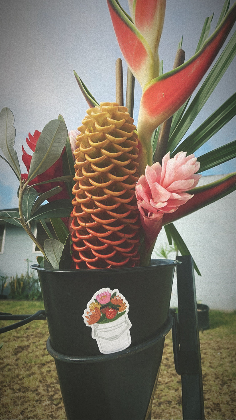 Protea Bucket Stickers