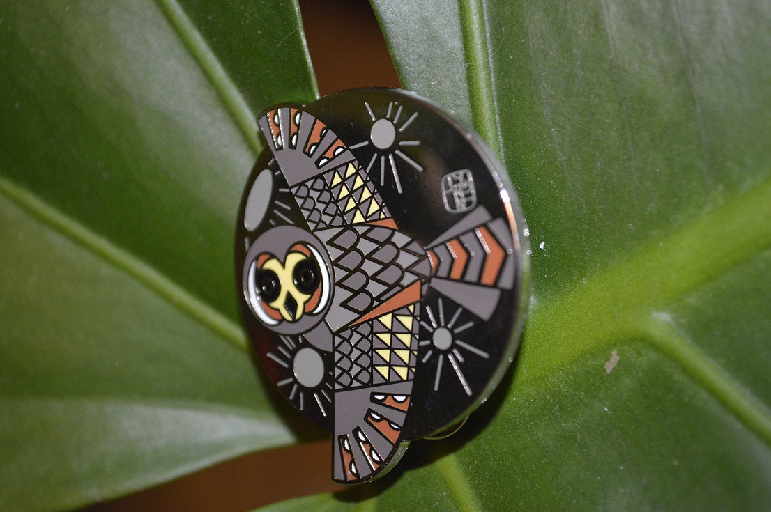 Pueo & Mahina Enamel Pin