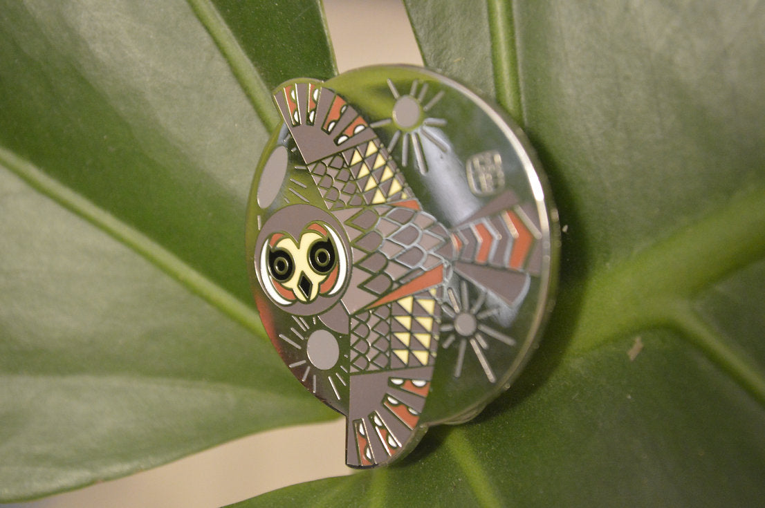 Pueo & Mahina Enamel Pin