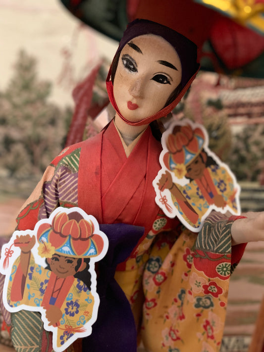 Uchinanchu Girl Stickers