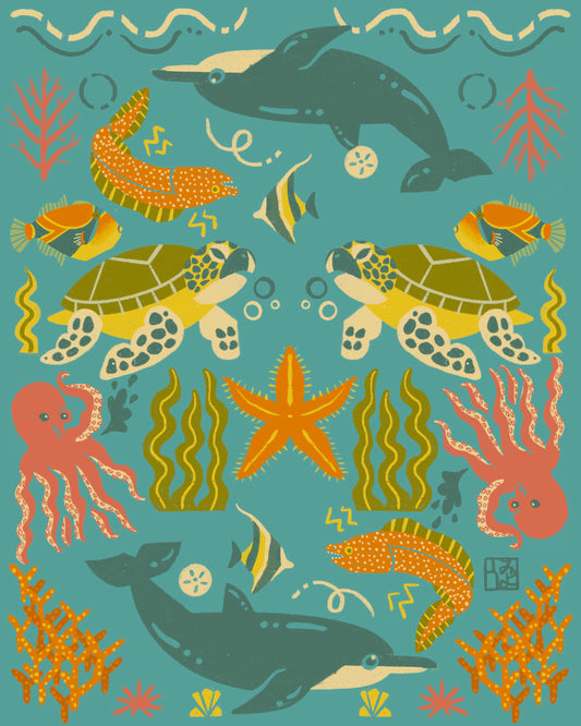 Ka Lalo Kai Greeting Cards