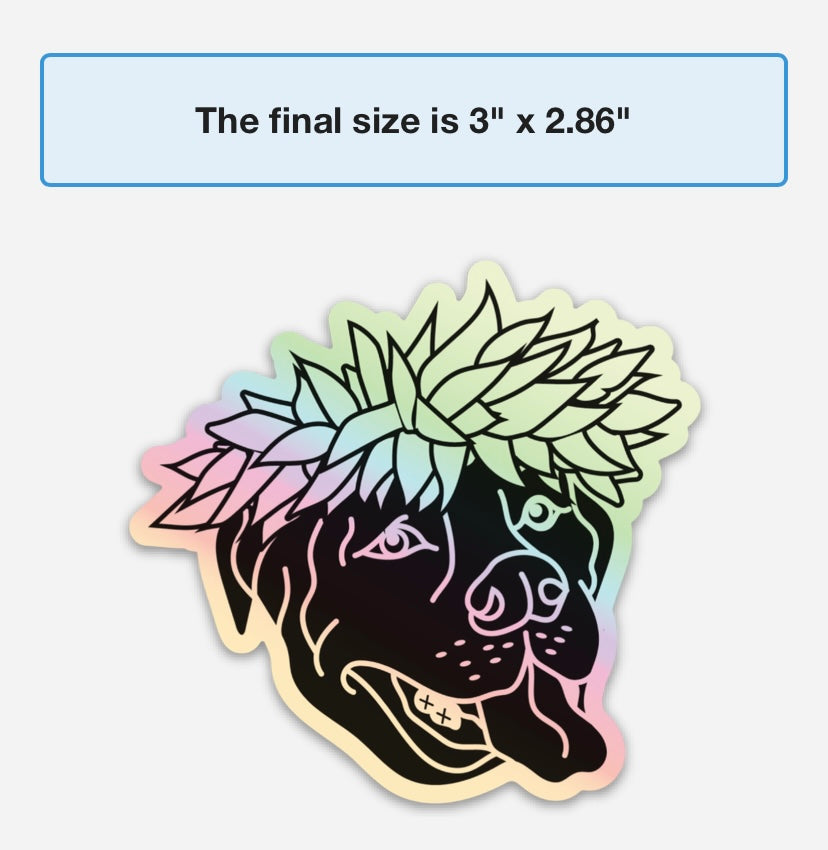 Poi Pup Stickers: Pitbull