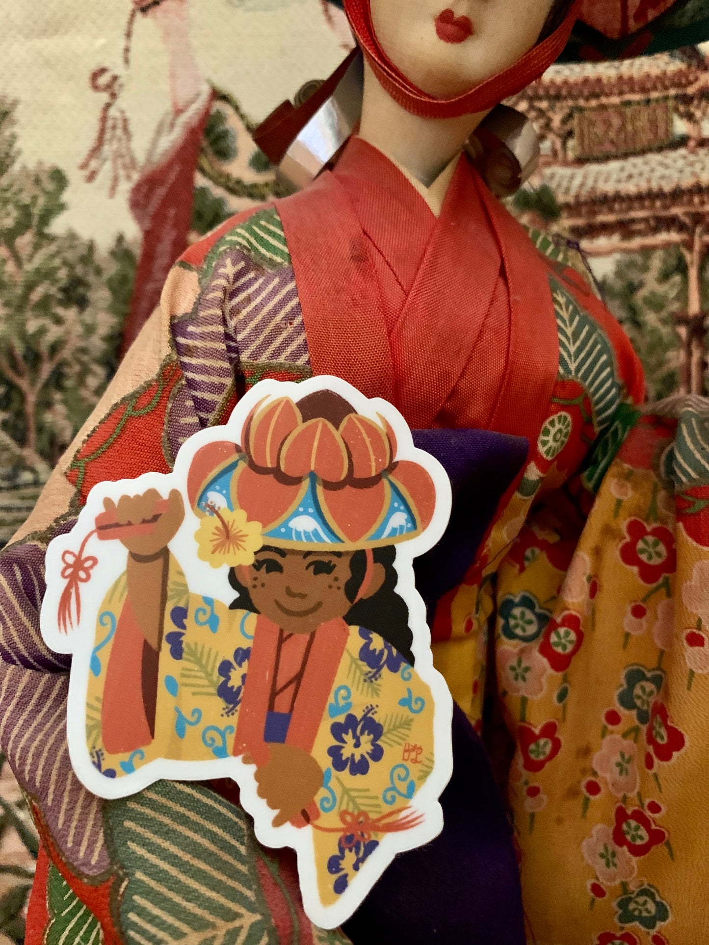 Uchinanchu Girl Stickers