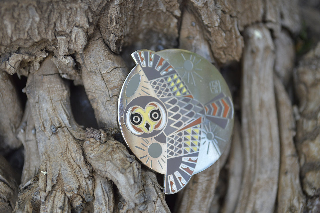 Pueo & Mahina Enamel Pin