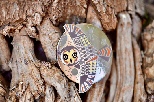 Pueo & Mahina Enamel Pin