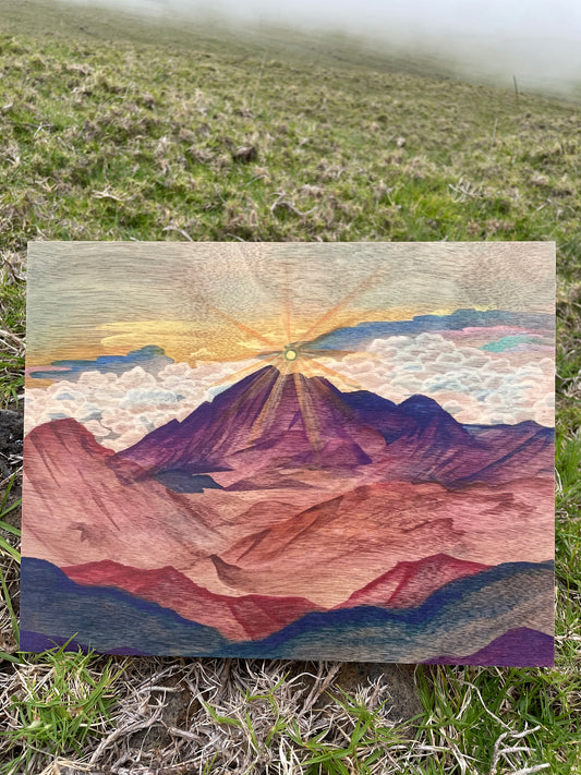 Haleakala Wood Print