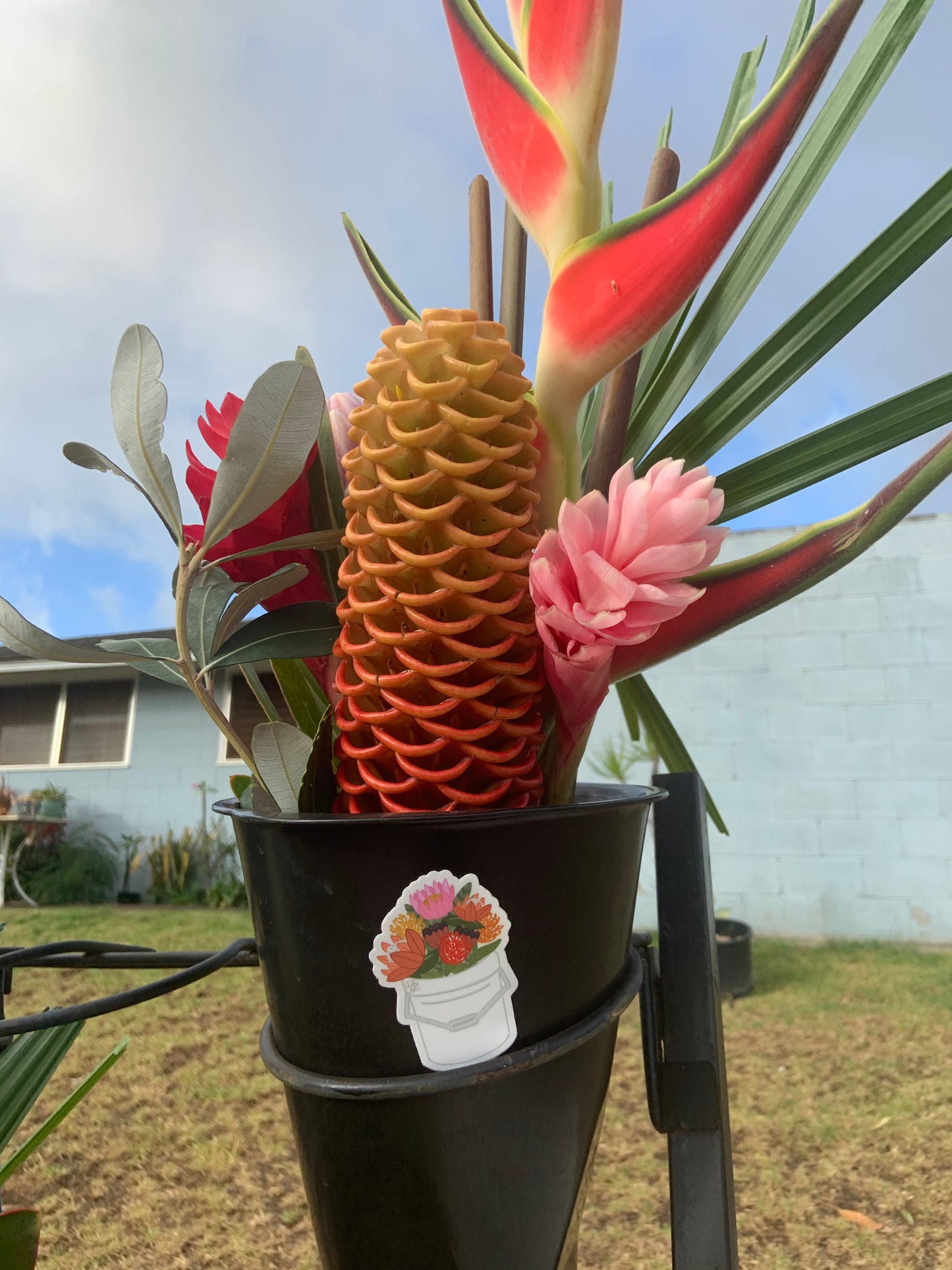 Protea Bucket Stickers