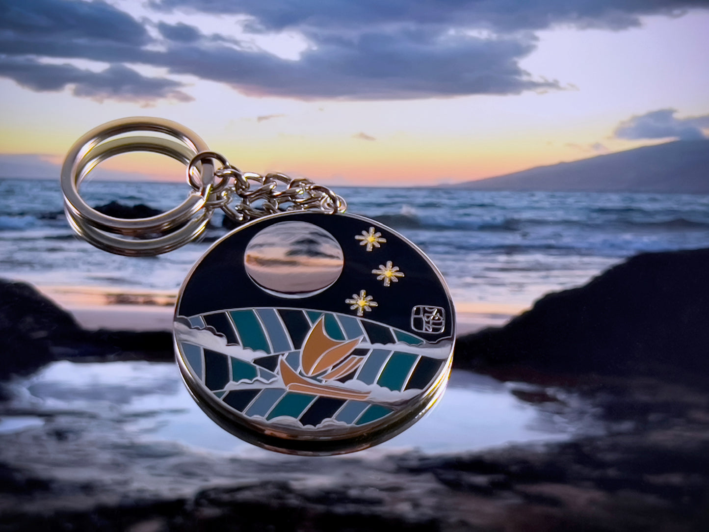 Hōkūleʻa Keychain