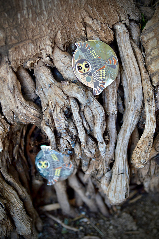 Pueo & Mahina Enamel Pin