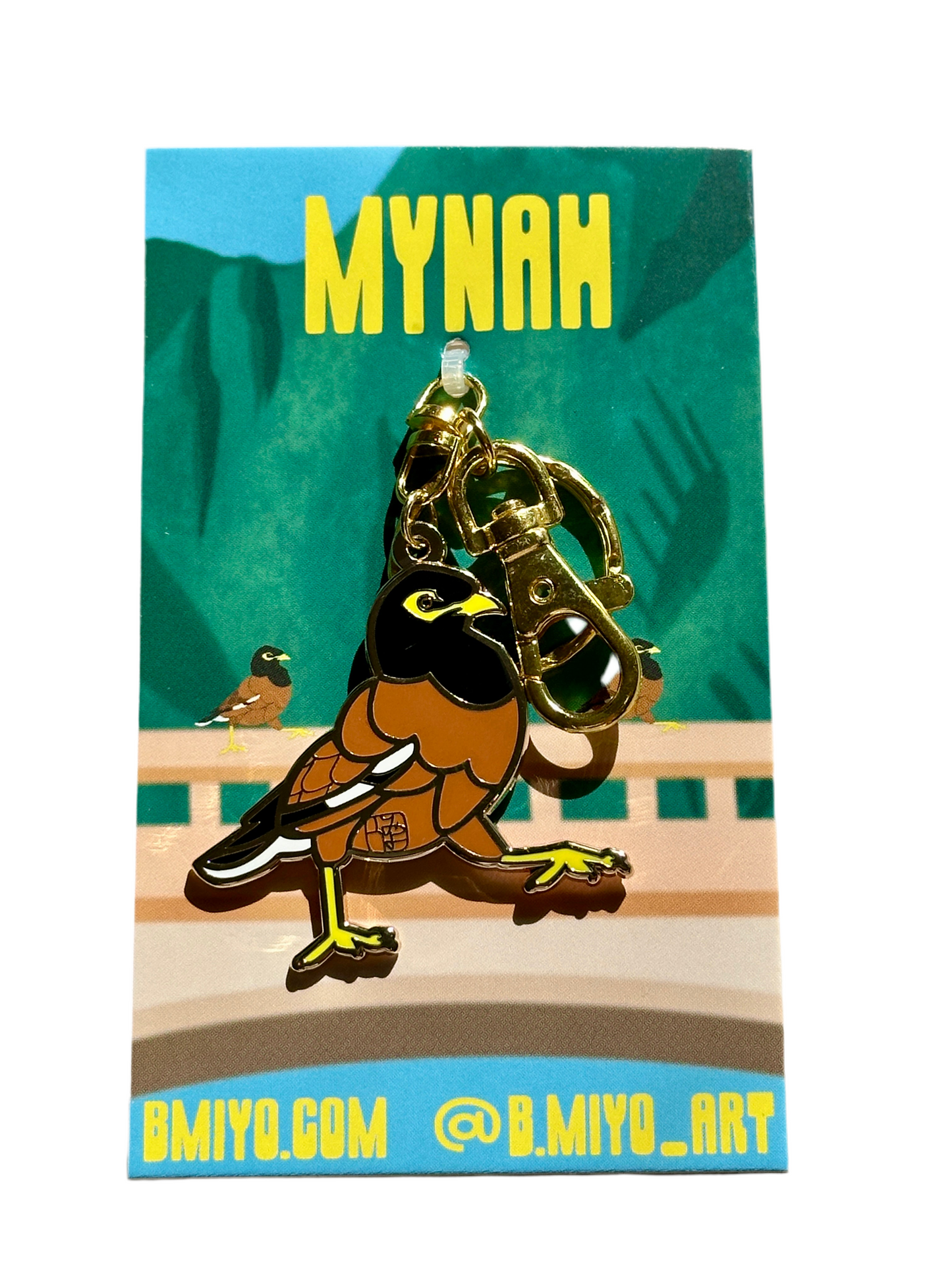 Mynah Keychain
