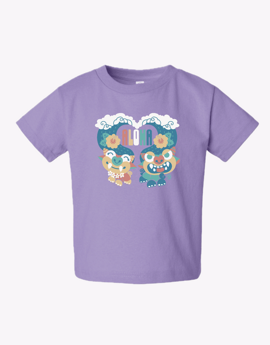 Aloha Shisa Keiki Tee