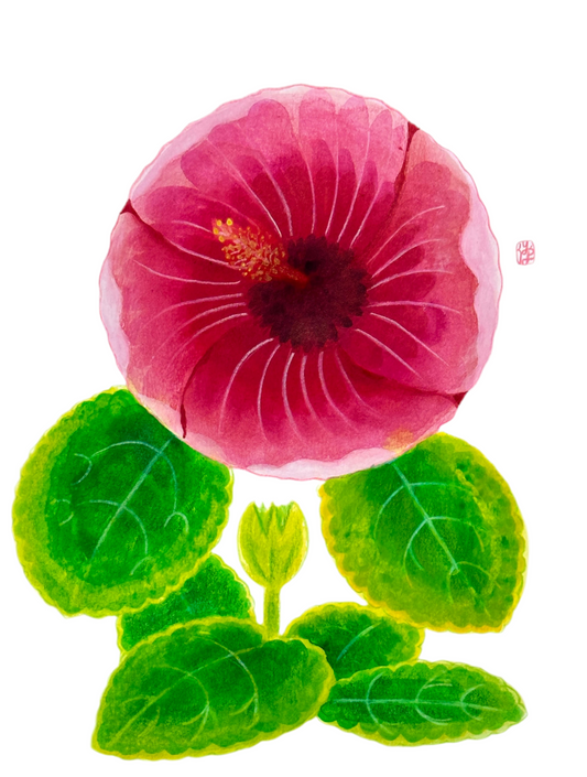 Hibiscus Original Painting