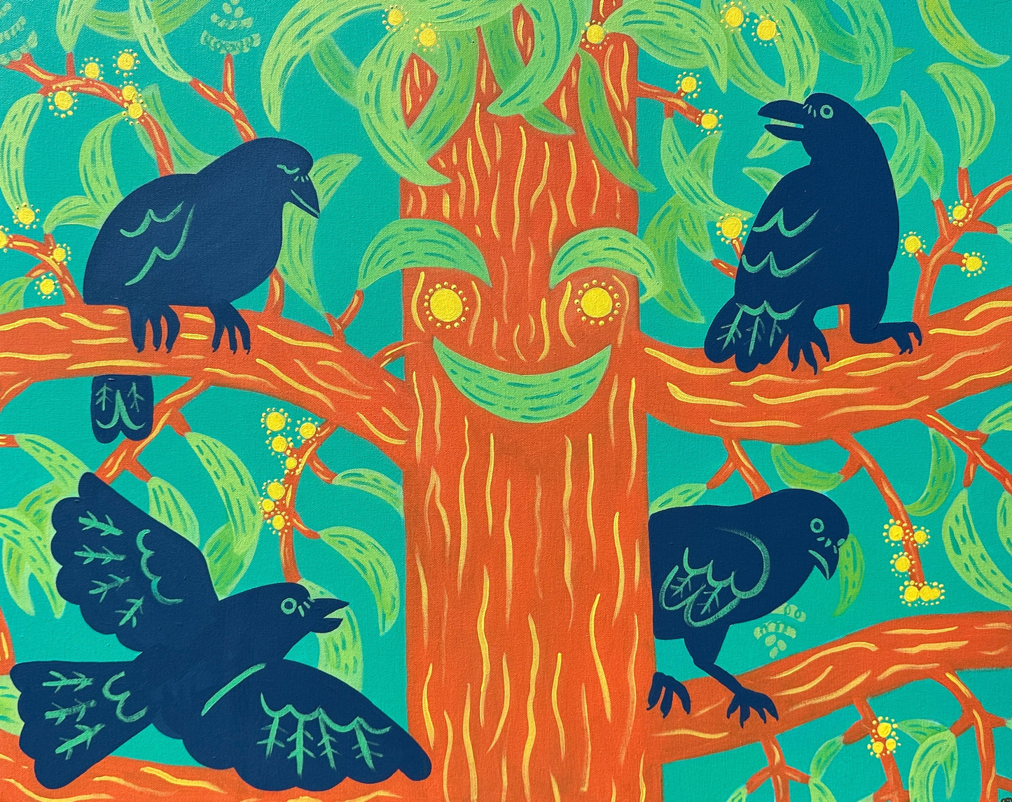 The Crow-a-Tree Print