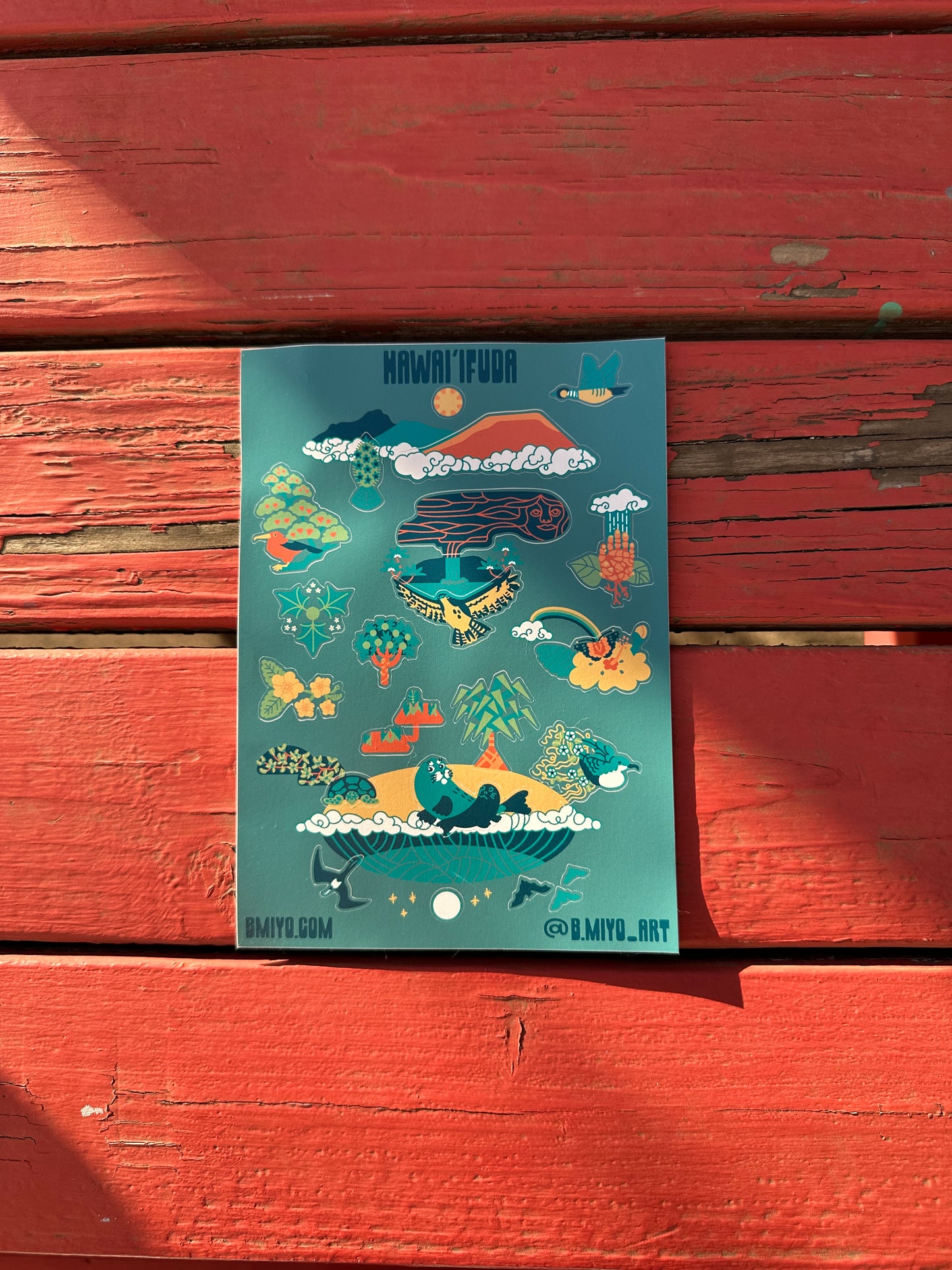 Hawaiʻifuda Sticker Sheets
