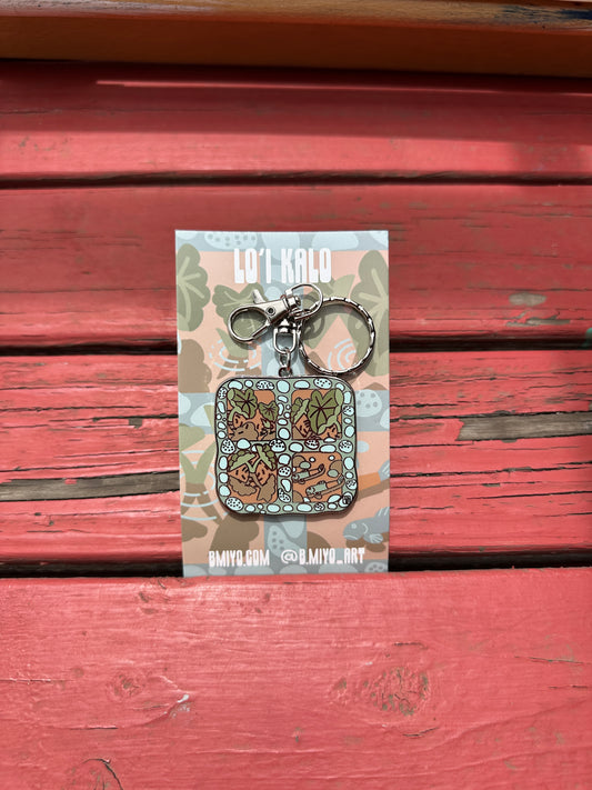 Lo’i Kalo Keychain