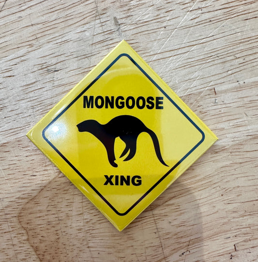 Mongoose Crossing Magnet