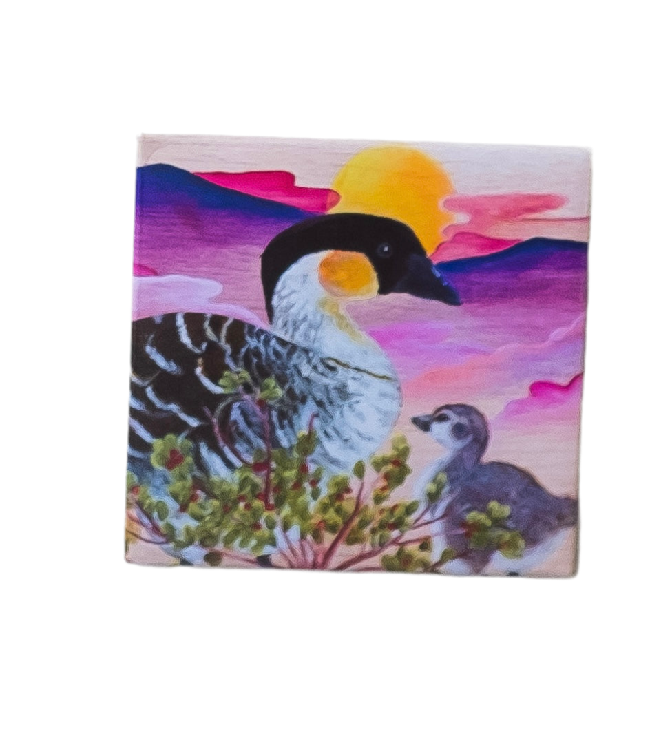 Nēnē & ʻŌhelo Magnet