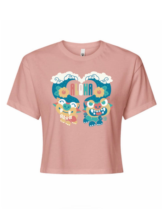Aloha Shisa Crop Tee