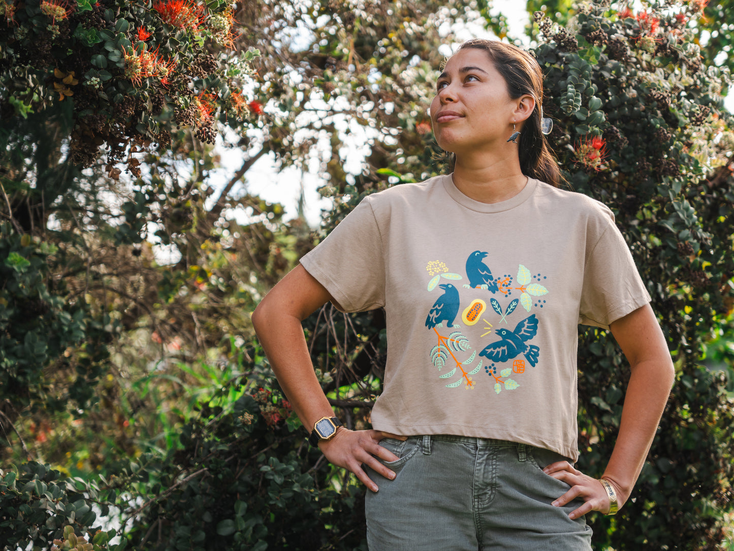 ʻAlalā Crop Tee