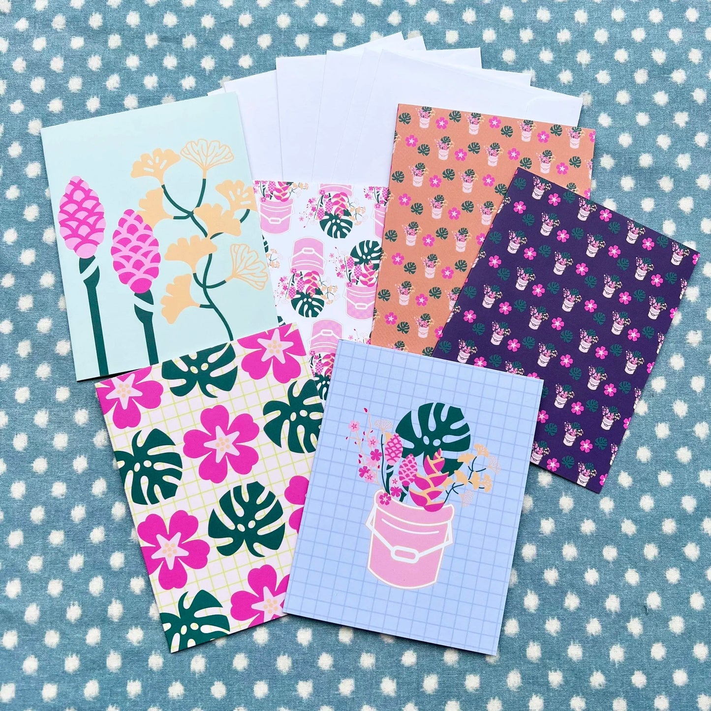 Twiggy x B. Miyo Art Note Card Set