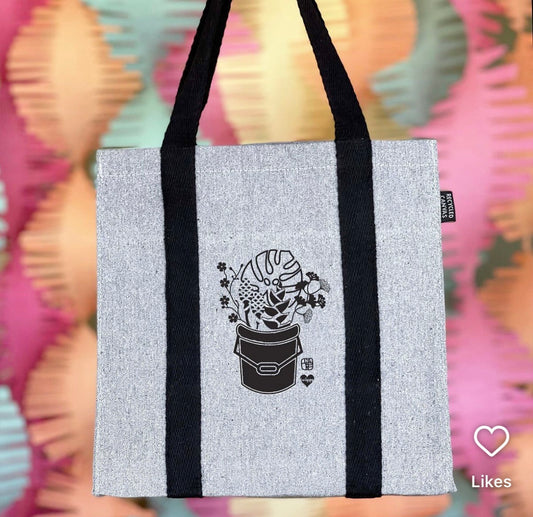 Twiggy x B. Miyo Art Plate Lunch Tote